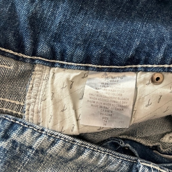 [14/36]]WMN Dish Jeans Blue Bermuda Denim Shorts - Picture 7 of 12